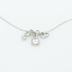 Sterling Silver Multi-Charm Necklace