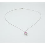 Celestial Blue/Pink Planet Pendant Necklace