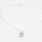 Crimson Heart Drop Pendant Necklace