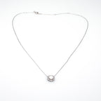 Celeste Halo Pendant Necklace