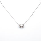 Celeste Halo Pendant Necklace