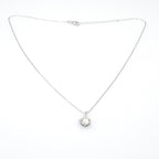 Classic Solitaire Pendant Necklace