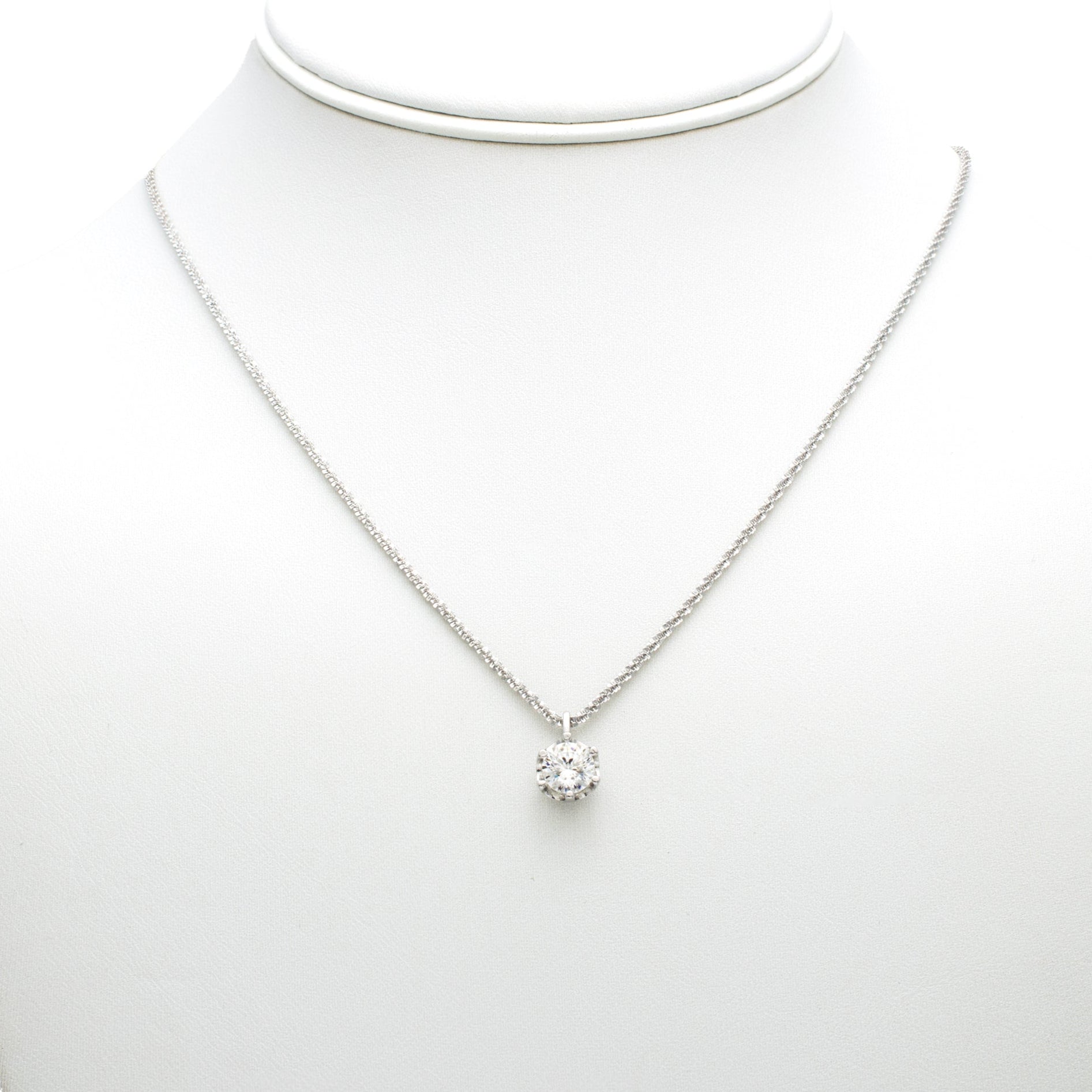 Solitaire Sparkle Pendant Necklace