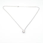 Solitaire Sparkle Pendant Necklace