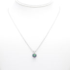 Mystic Aurora Solitaire Necklace