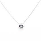 Mystic Aurora Solitaire Necklace