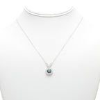 Iridescent Horizon Pendant Necklace