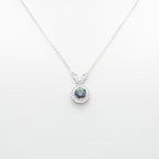 Iridescent Horizon Pendant Necklace