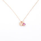 Rose Gold Grace Swan Necklace