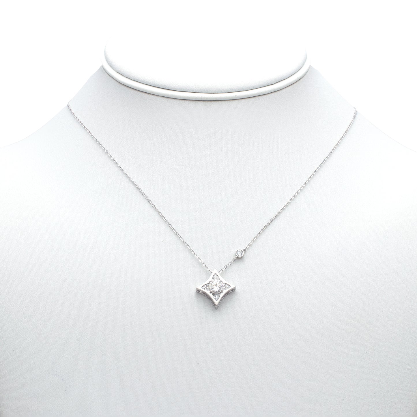 North Star Pendant Necklace in Sterling Silver