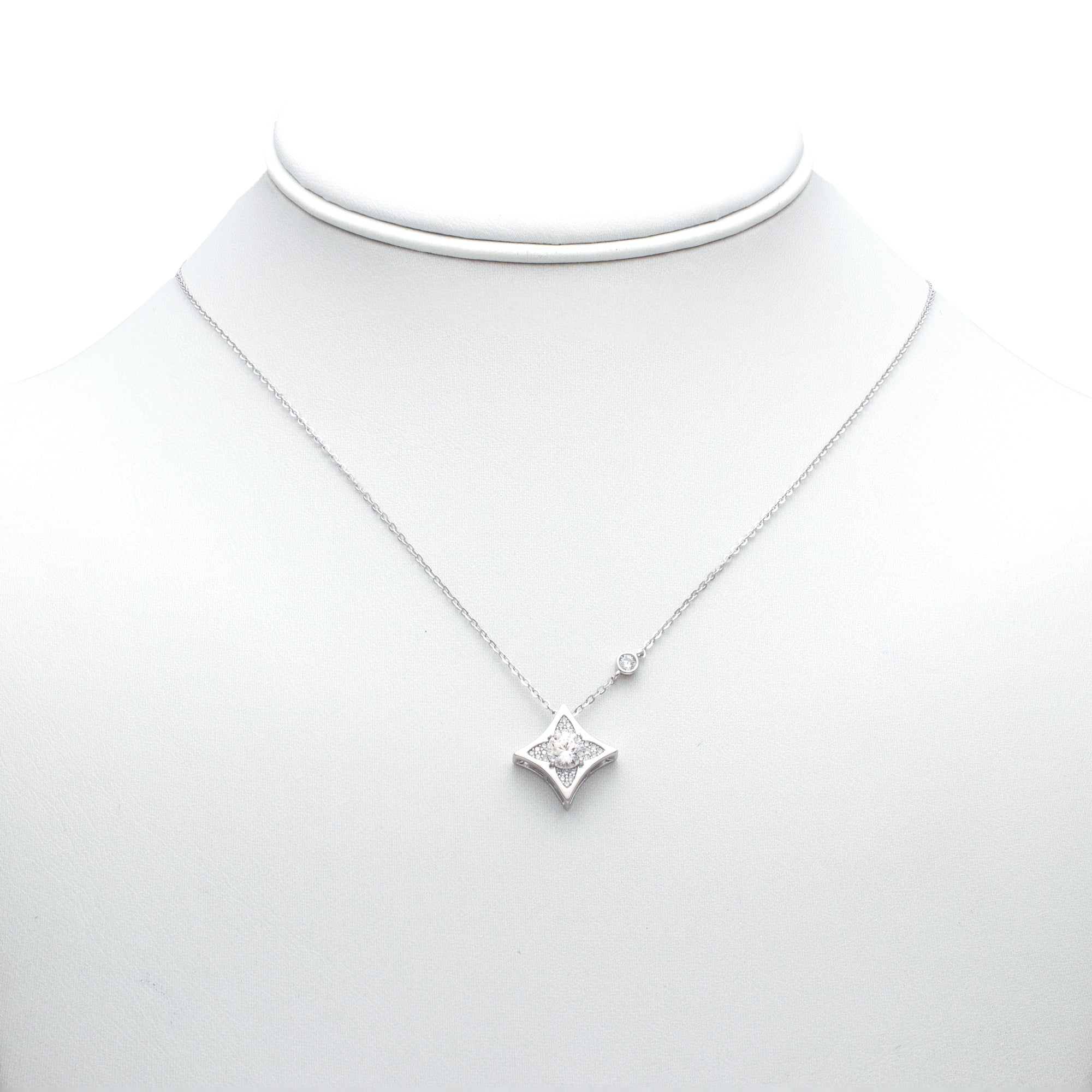 North Star Pendant Necklace in Sterling Silver