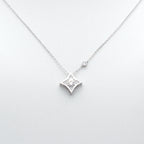 North Star Pendant Necklace in Sterling Silver