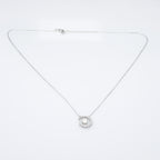 Celestial Moon Pendant Necklace in Sterling Silver