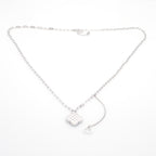 Modern Clover Pendant Necklace in Sterling Silver