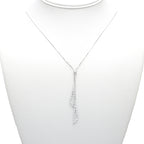 Geometric Cushion Pendant Necklace in Sterling Silver
