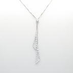 Geometric Cushion Pendant Necklace in Sterling Silver