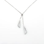 Geometric Cushion Pendant Necklace in Sterling Silver