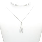 Interlocking Circle Pendant Necklace in Sterling Silver