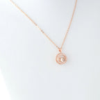 100 Languages I Love You Cubic Zirconia Pendant Sterling Silver Necklace