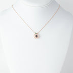 Apple - 100 Languages I Love You Cubic Zirconia Pendant Sterling Silver Necklace