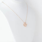 Love Fish - 100 Languages I Love You Cubic Zirconia Pendant Sterling Silver Necklace, Gold Necklace, Mother's Day, Anniversary Gift