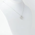 Love Fish - 100 Languages I Love You Cubic Zirconia Pendant Sterling Silver Necklace, Gold Necklace, Mother's Day, Anniversary Gift