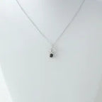 Bunny - 100 Languages I Love You Cubic Zirconia Pendant Sterling Necklace, Gold Necklace