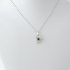 Love Heart - 100 Languages I Love You Pendant Sterling Silver Necklace, Rose Gold Necklace