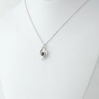 Love Heart - 100 Languages I Love You Pendant Sterling Silver Necklace, Rose Gold Necklace