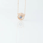 ONE and ONLY - 100 Languages I Love You Cubic Zirconia Pendant Sterling Silver Necklace, Gold Necklace