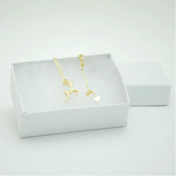 Deer 925 sterling silver necklace