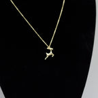 Deer 925 sterling silver necklace
