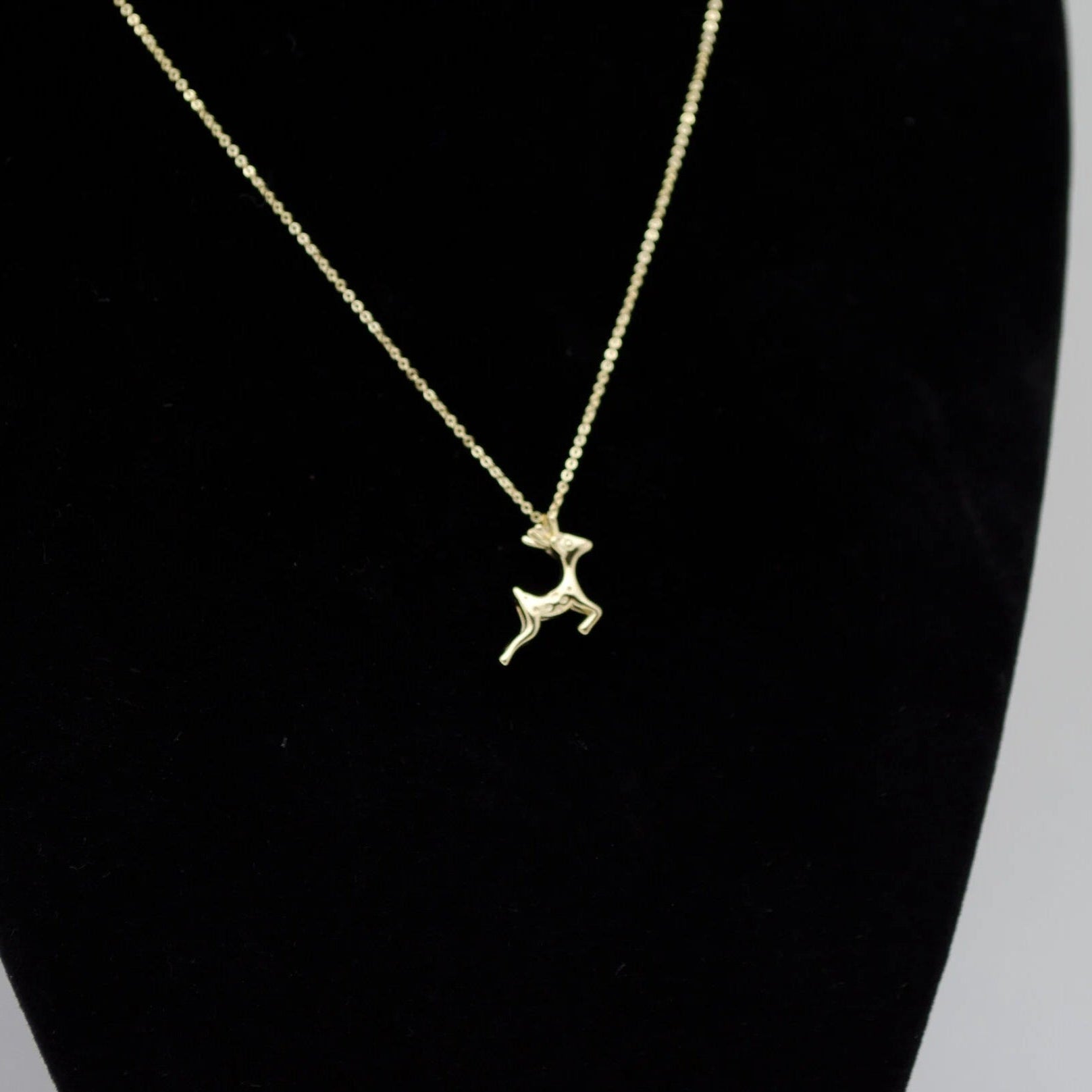 Deer 925 sterling silver necklace