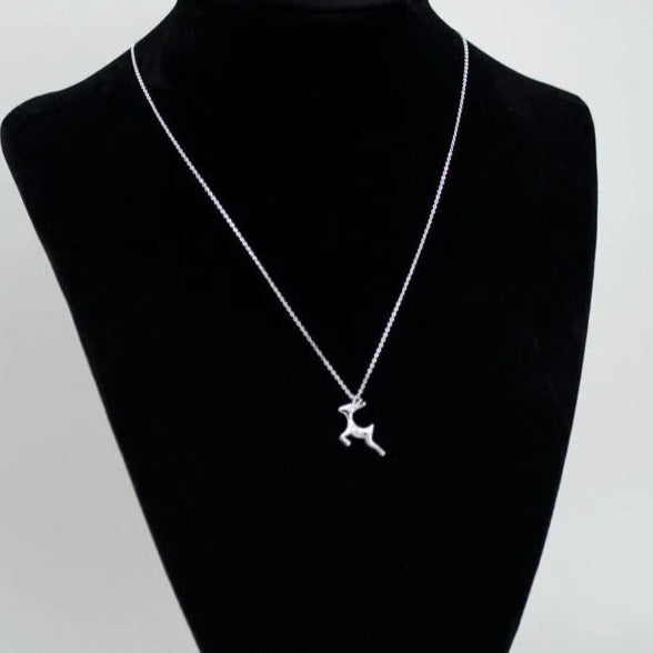 Deer 925 sterling silver necklace