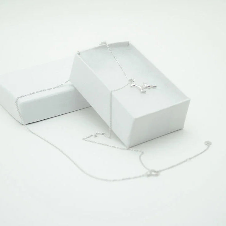 Deer 925 sterling silver necklace