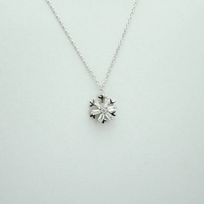 Snowflake Sterling Silver Necklace