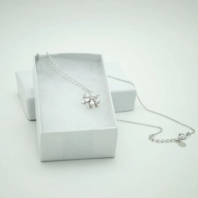 Snowflake Sterling Silver Necklace