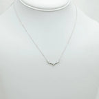 Deer Antler 925 Sterling Silver Necklace