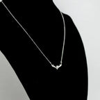 Deer Antler 925 Sterling Silver Necklace