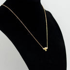 Bumble Bee Silver Necklace, Honey Bee Gold Necklace