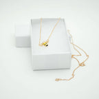 Bumble Bee Silver Necklace, Honey Bee Gold Necklace