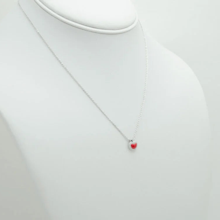 Apple Pendant 925 Sterling Silver Necklace